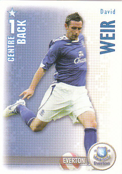David Weir Everton 2006/07 Shoot Out #112